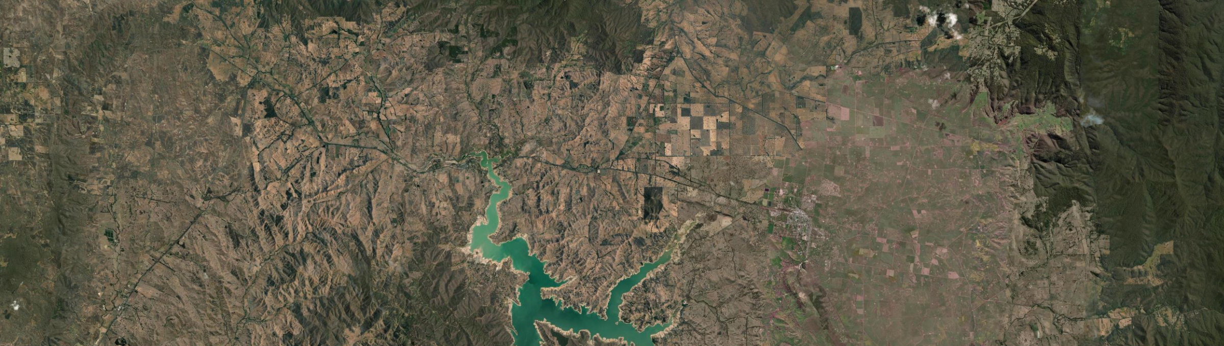Aerial view of Maindample, VIC