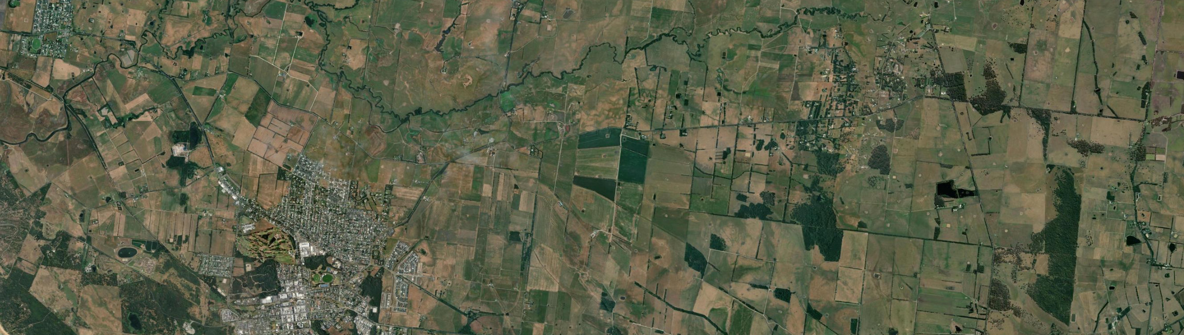 Aerial view of St Clair (Vic.), VIC
