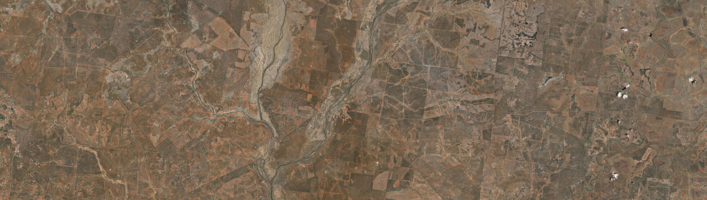 Aerial view of Charleville, QLD