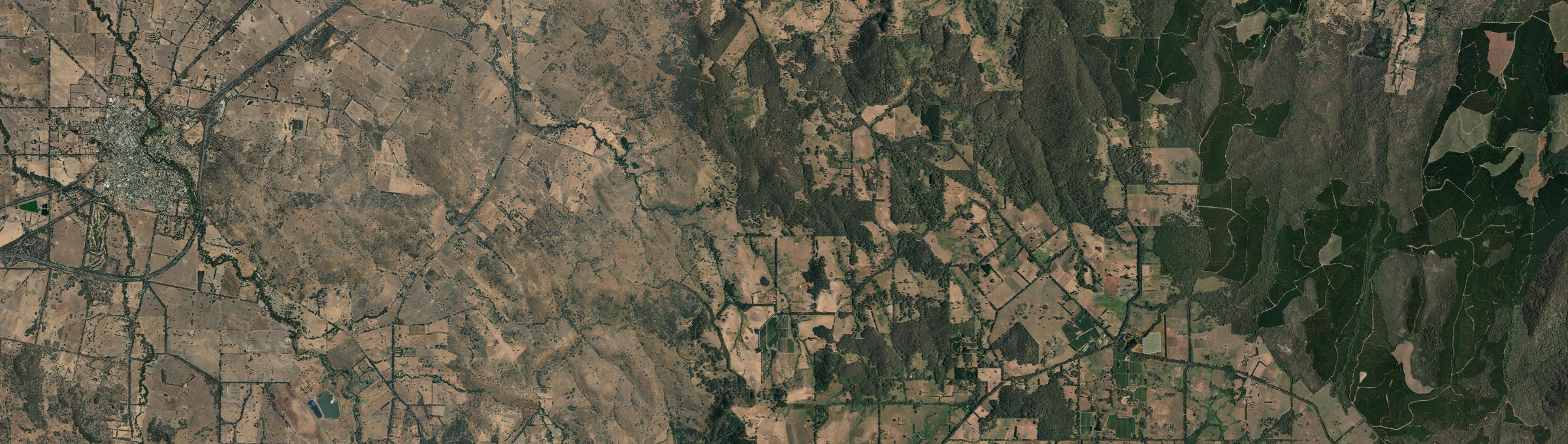 Aerial view of Marraweeney, VIC