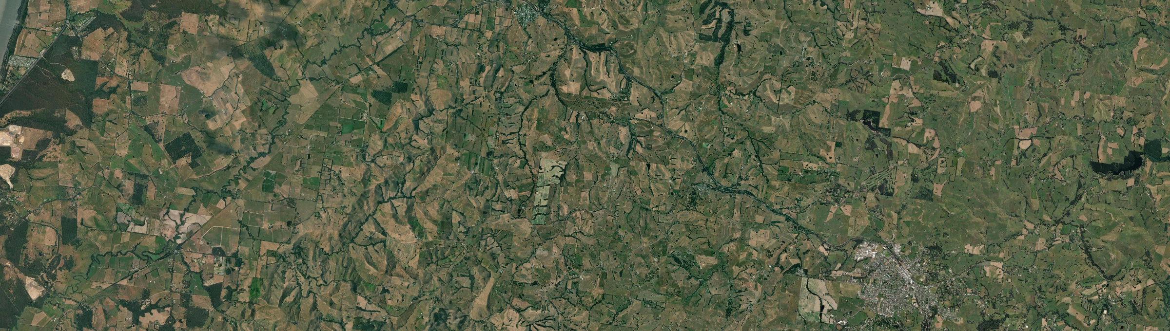 Aerial view of Jeetho, VIC