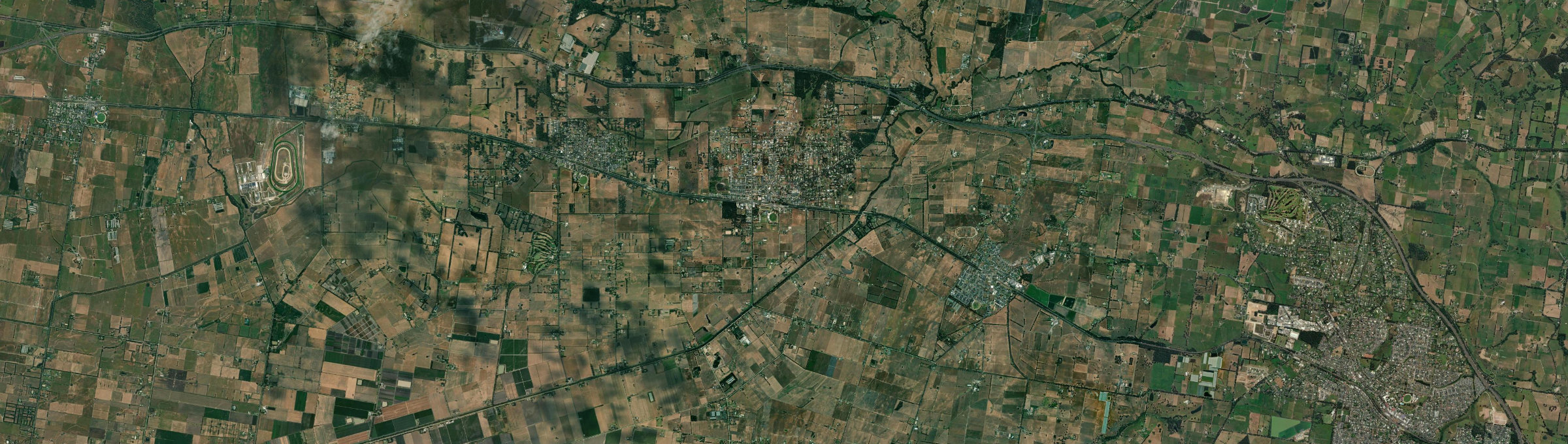 Aerial view of Bunyip, VIC