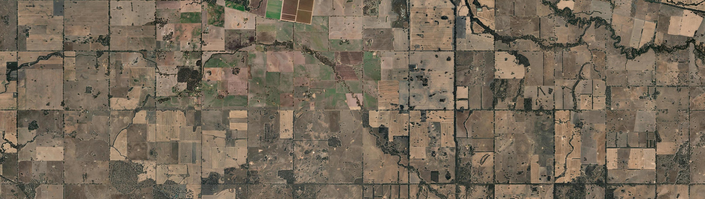 Aerial view of Gowangardie, VIC
