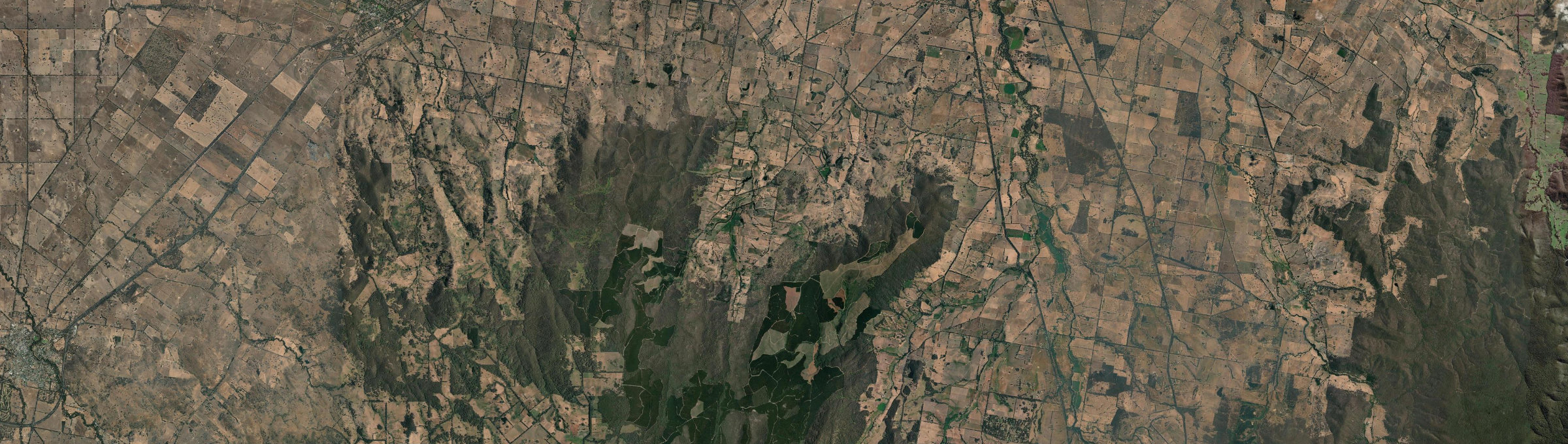 Aerial view of Warrenbayne, VIC