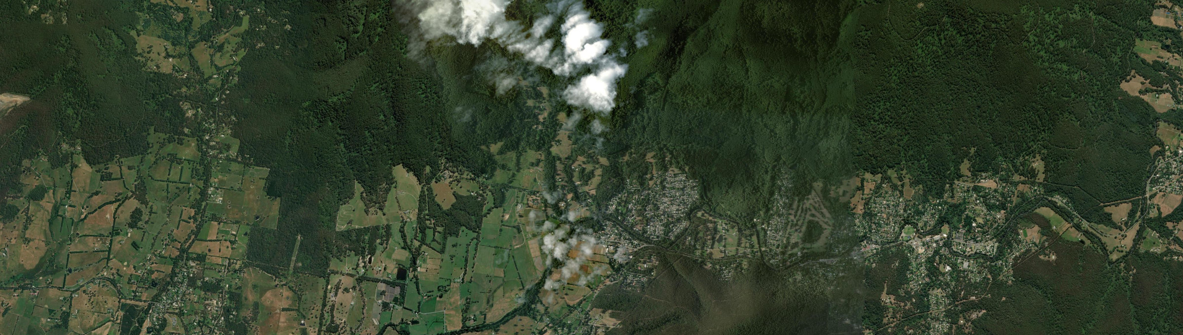 Aerial view of Millgrove, VIC