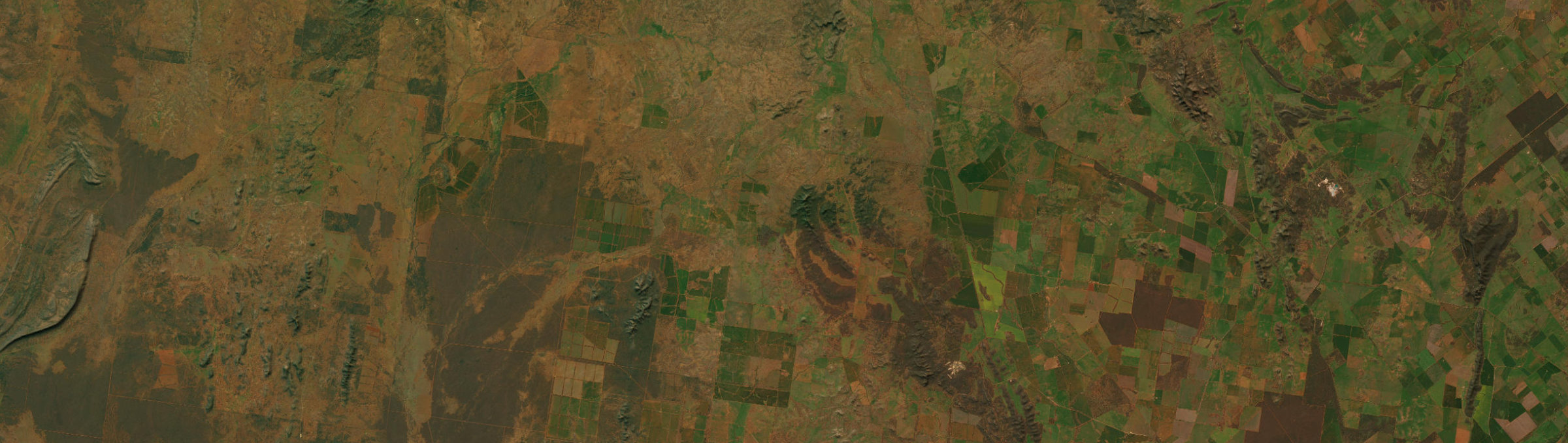 Aerial view of Eremerang, NSW