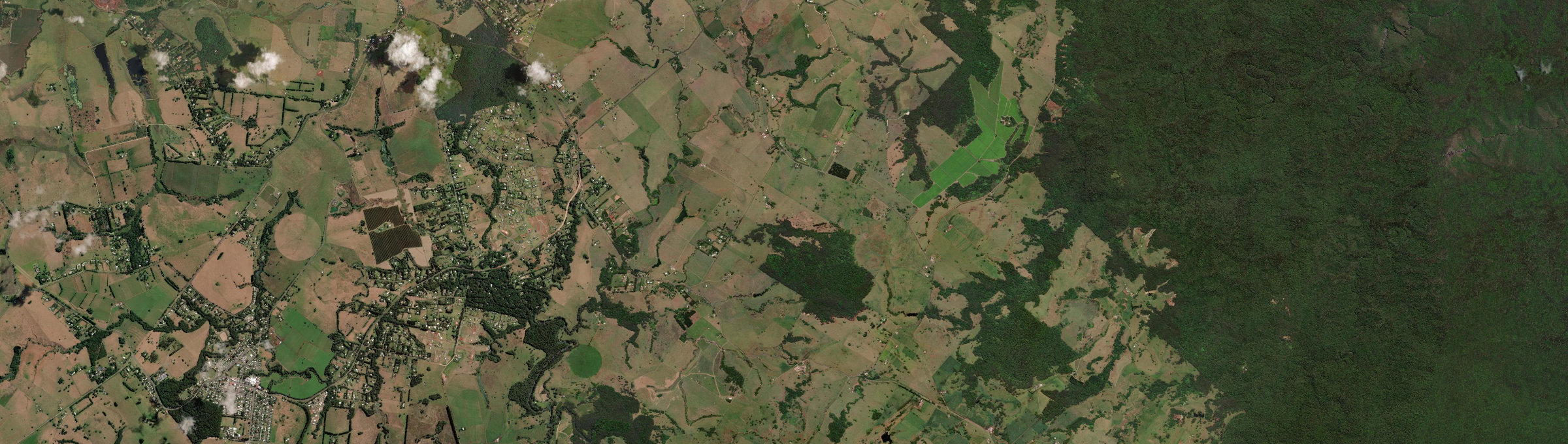 Aerial view of North Johnstone, QLD