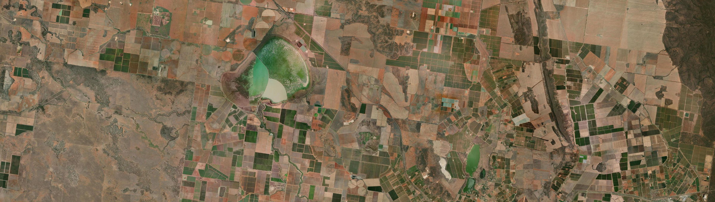 Aerial view of Warburn, NSW