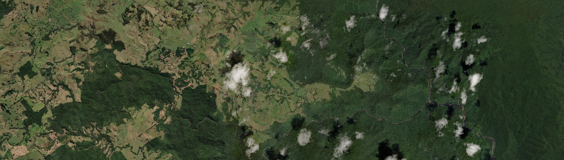 Aerial view of Mungalli, QLD