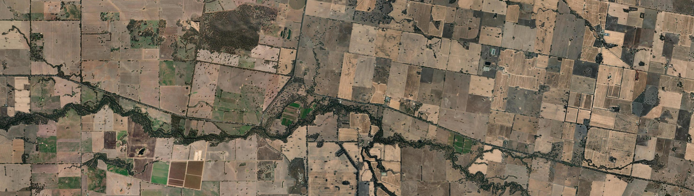 Aerial view of Nalinga, VIC
