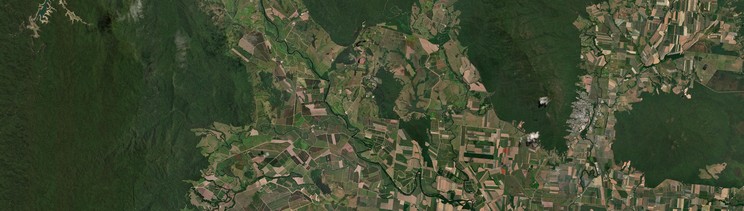 Aerial view of Dingo Pocket, QLD