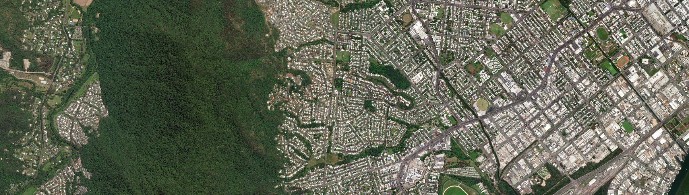 Aerial view of Mooroobool, QLD