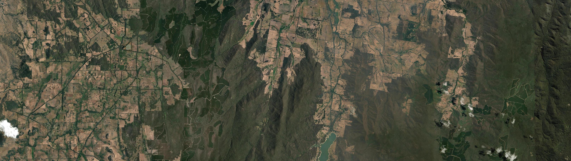 Aerial view of Lima East, VIC
