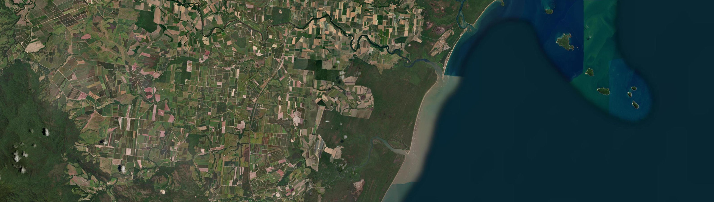 Aerial view of Rockingham (Qld), QLD