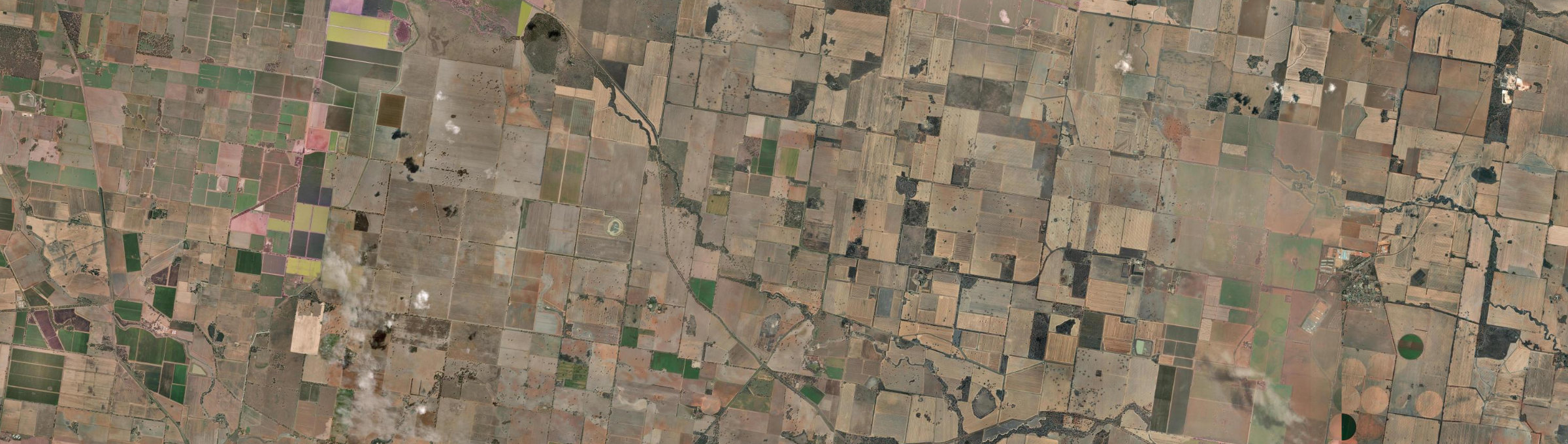 Aerial view of Nyora (NSW), NSW