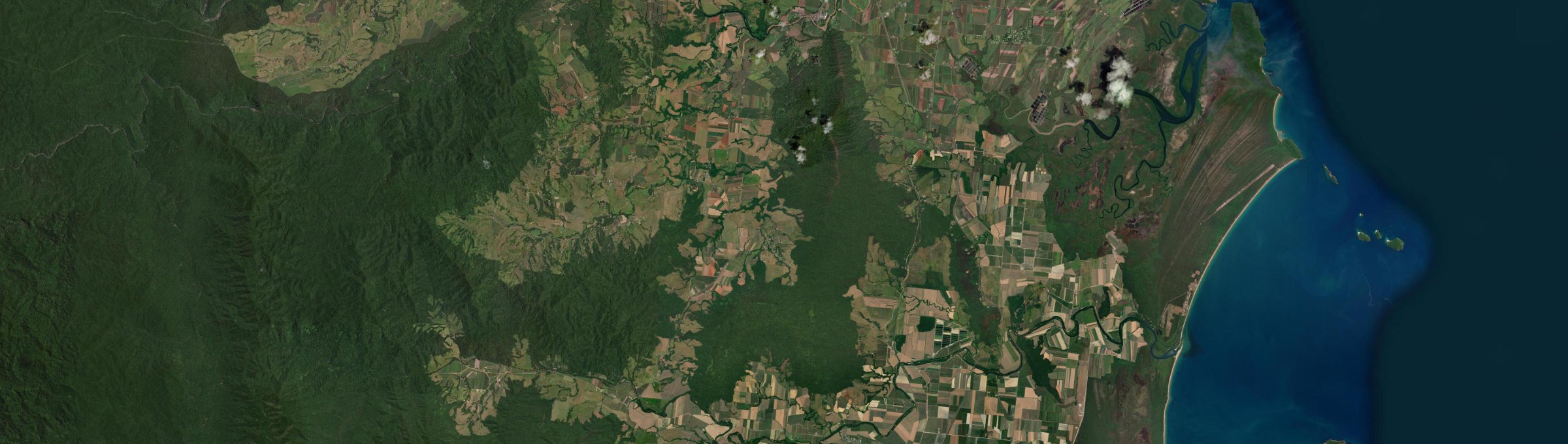 Aerial view of Basilisk, QLD