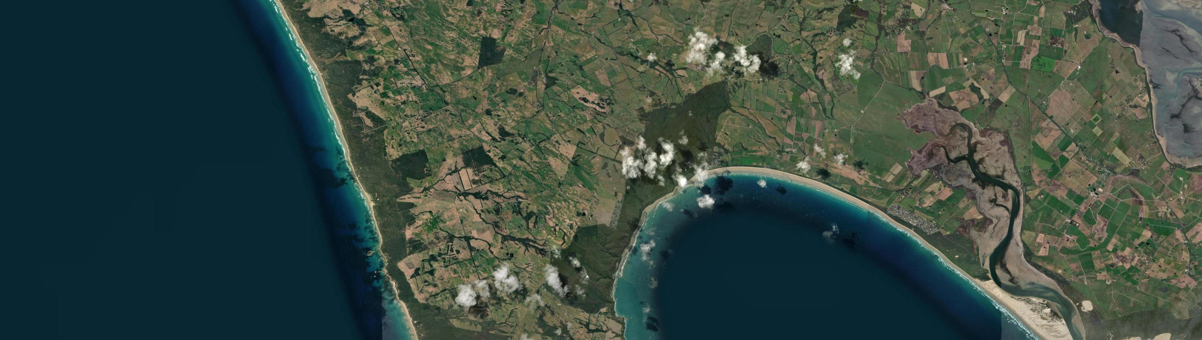 Aerial view of Walkerville (Vic.), VIC