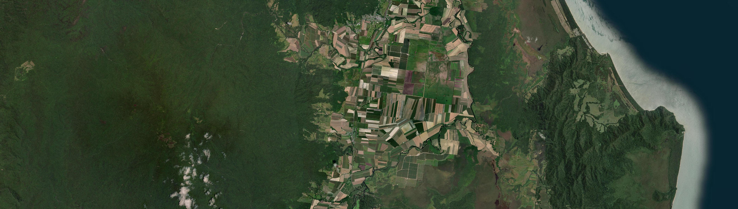 Aerial view of Mirriwinni, QLD