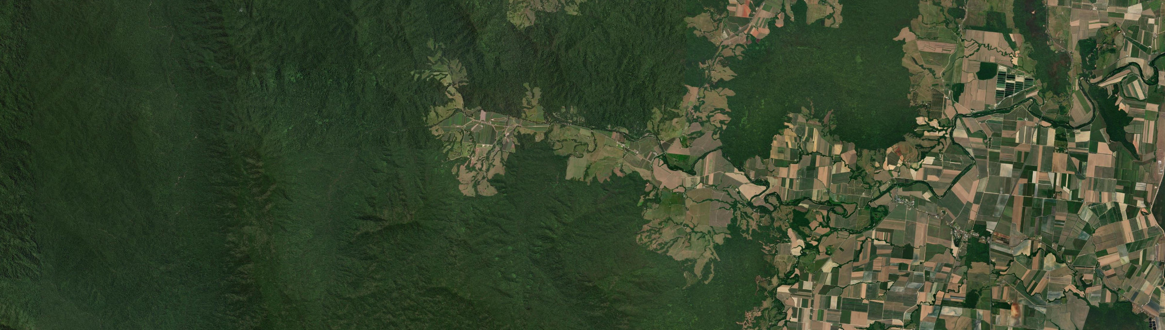 Aerial view of Japoonvale, QLD