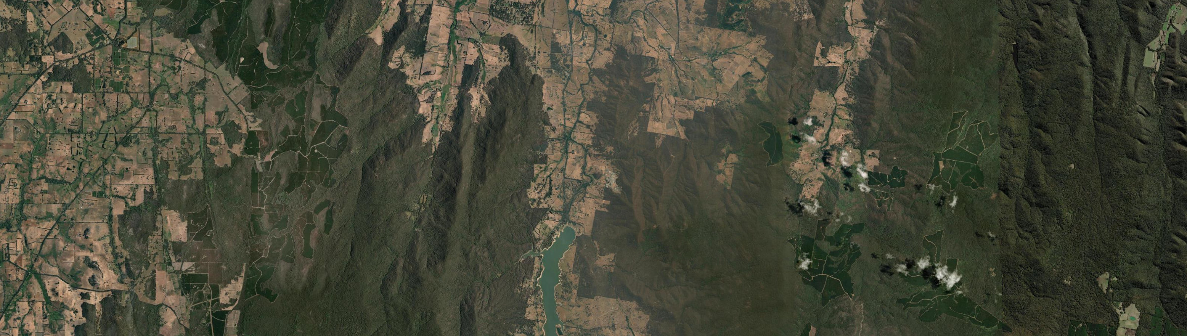 Aerial view of Lima South, VIC