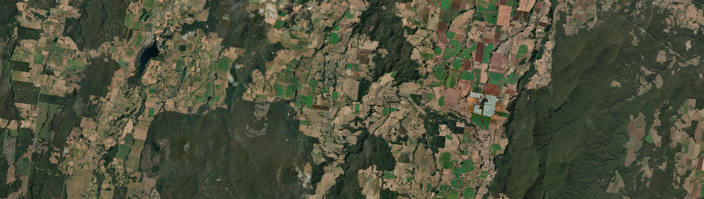 Aerial view of Natone, TAS