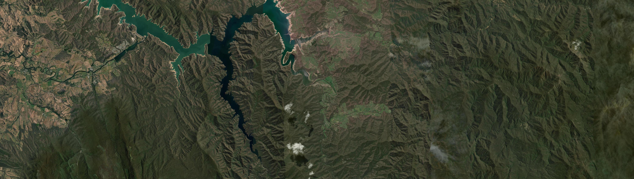 Aerial view of Jamieson (Vic.), VIC