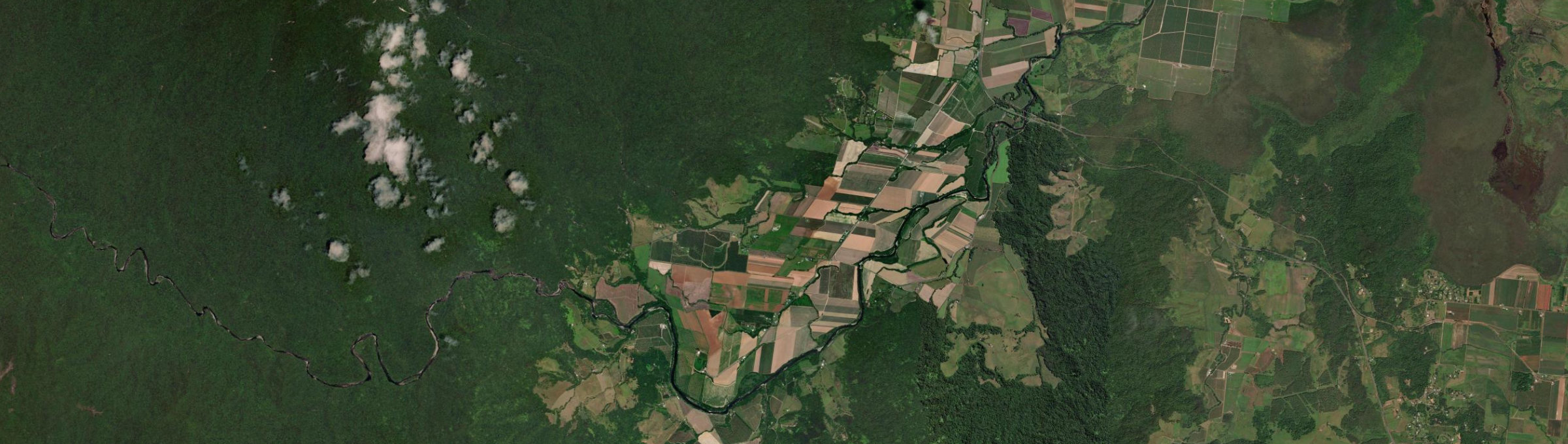 Aerial view of Bartle Frere, QLD