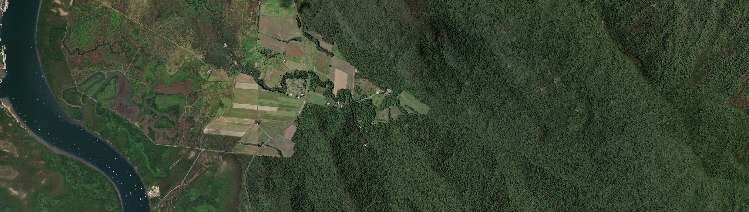 Aerial view of Glen Boughton, QLD