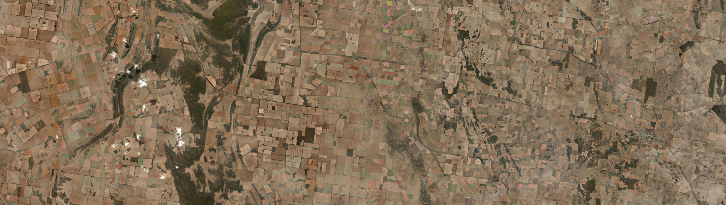 Aerial view of Weethalle, NSW