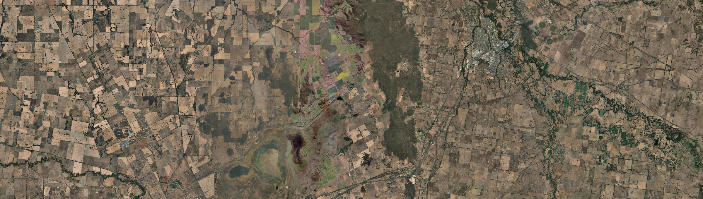 Aerial view of Taminick, VIC