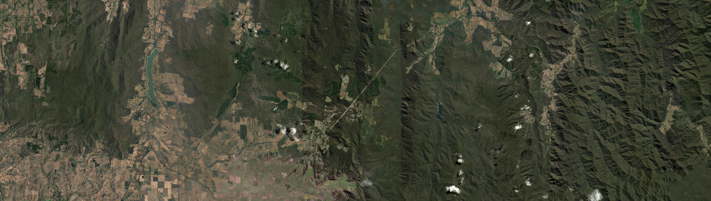 Aerial view of Tolmie, VIC
