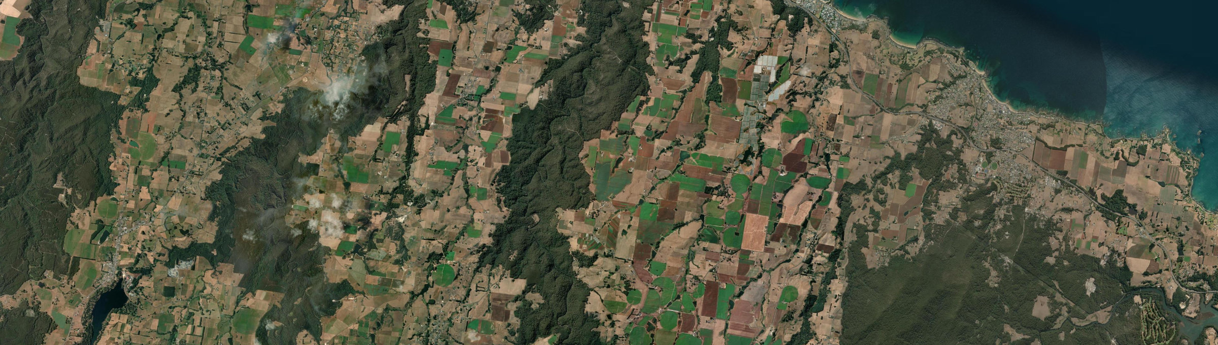 Aerial view of Cuprona, TAS