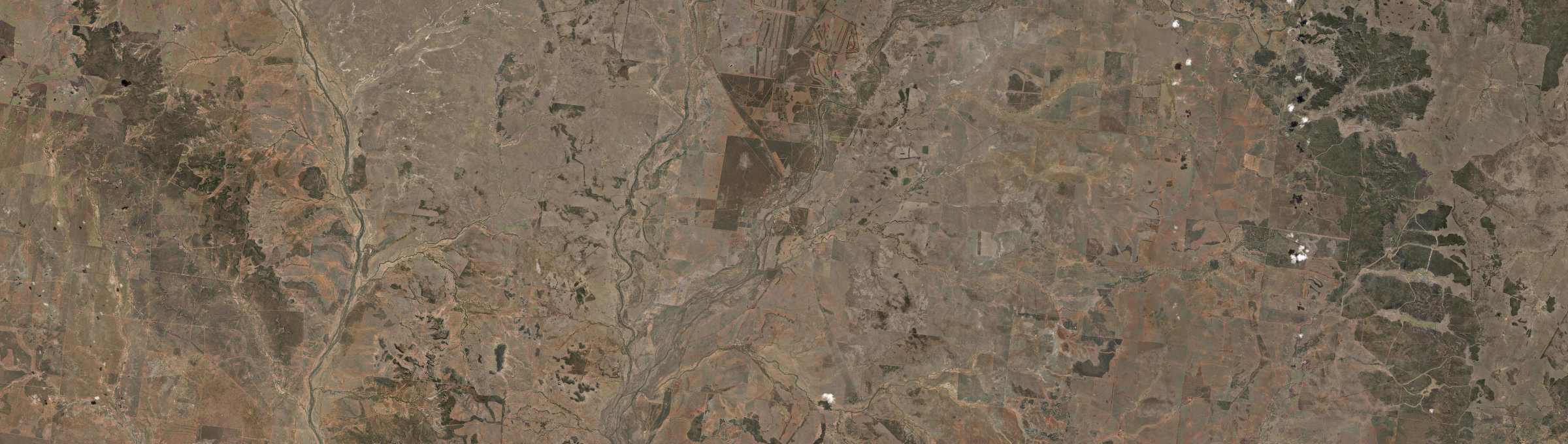 Aerial view of Augathella, QLD