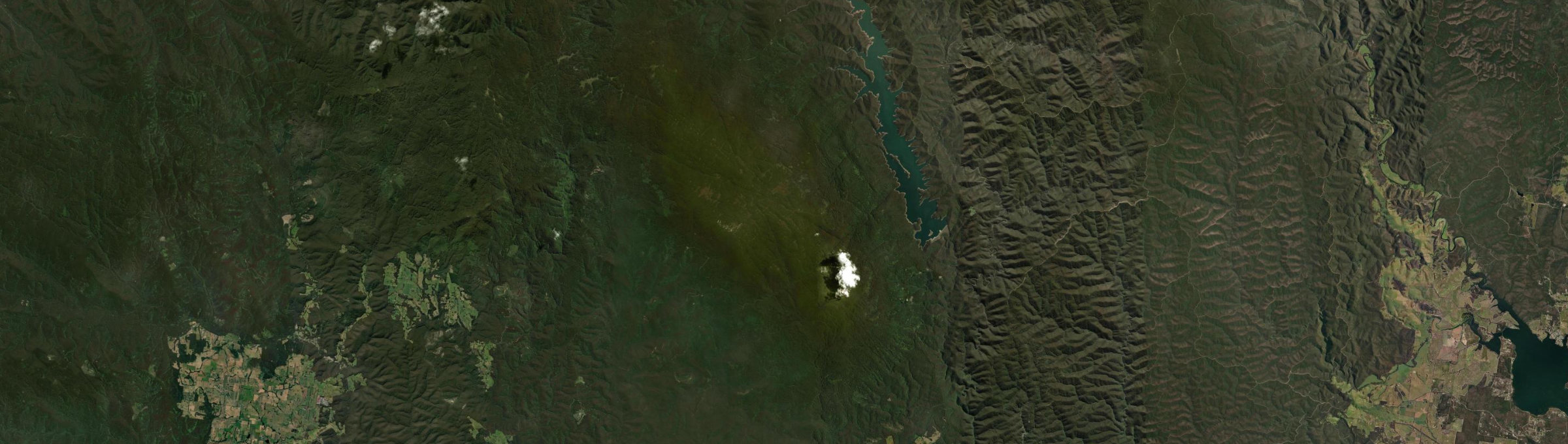 Aerial view of Baw Baw (Vic.), VIC