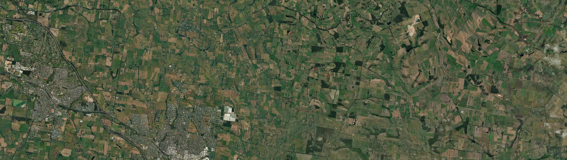 Aerial view of Nilma North, VIC