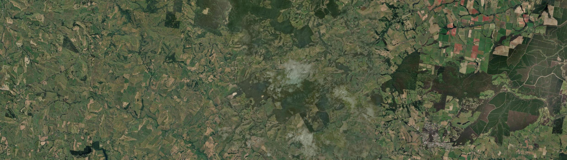 Aerial view of Hallston, VIC