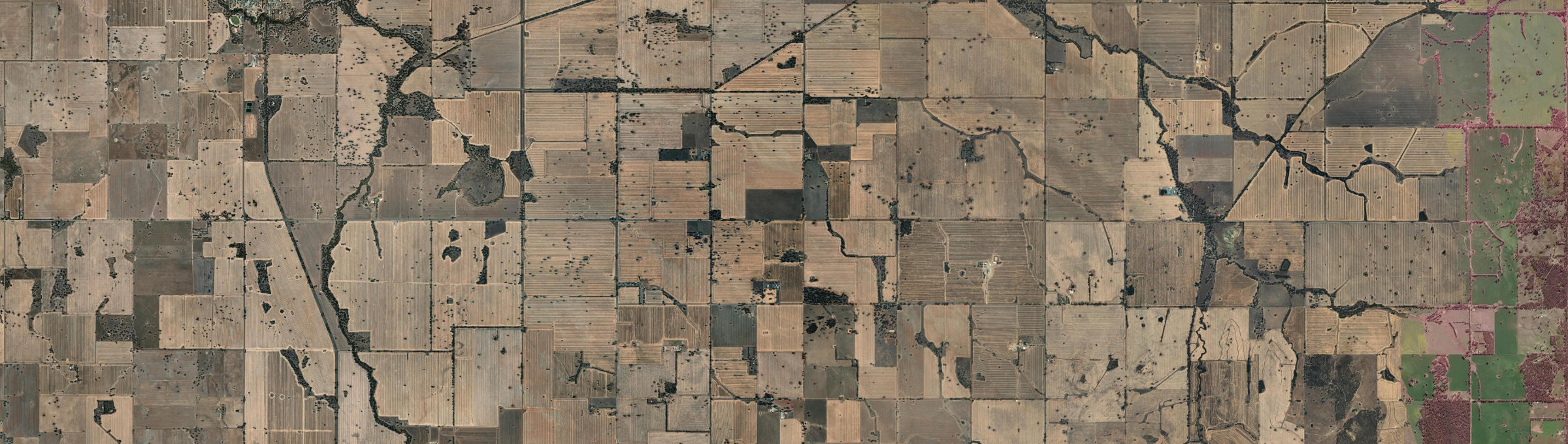 Aerial view of Pelluebla, VIC