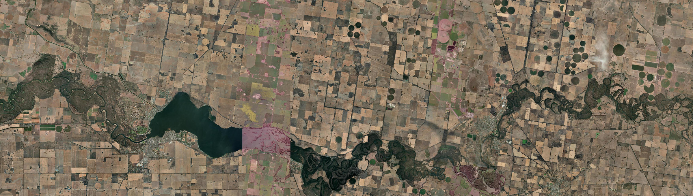 Aerial view of Collendina, NSW