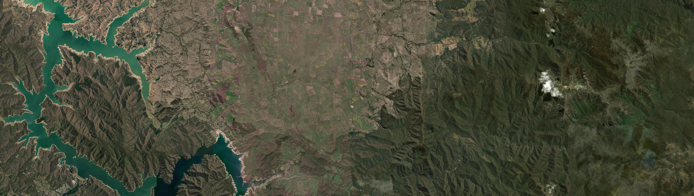 Aerial view of Boorolite, VIC