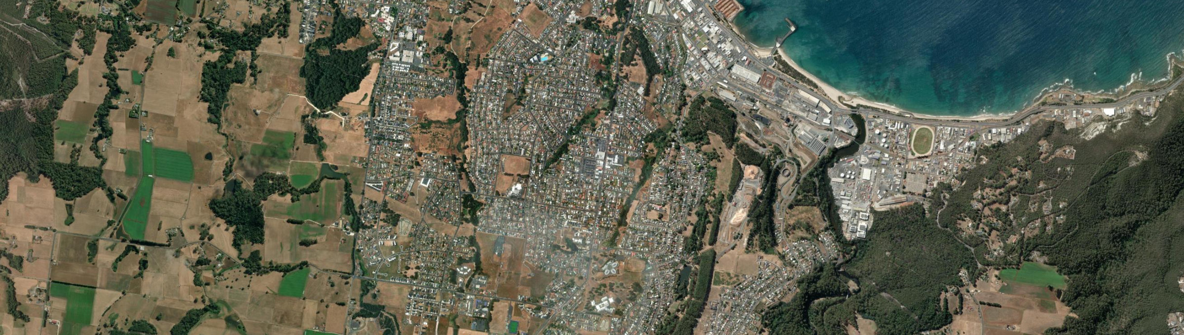 Aerial view of Upper Burnie, TAS