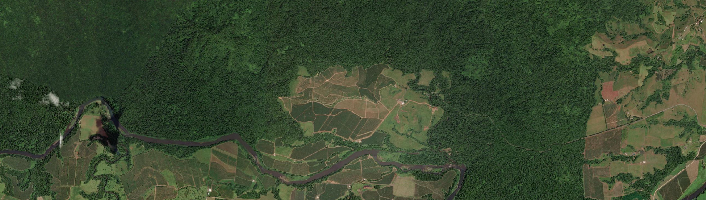 Aerial view of Cooroo Lands, QLD