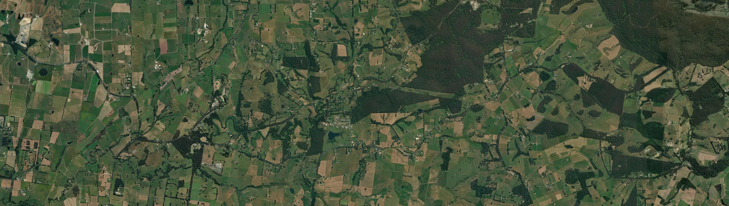 Aerial view of Rokeby (Vic.), VIC