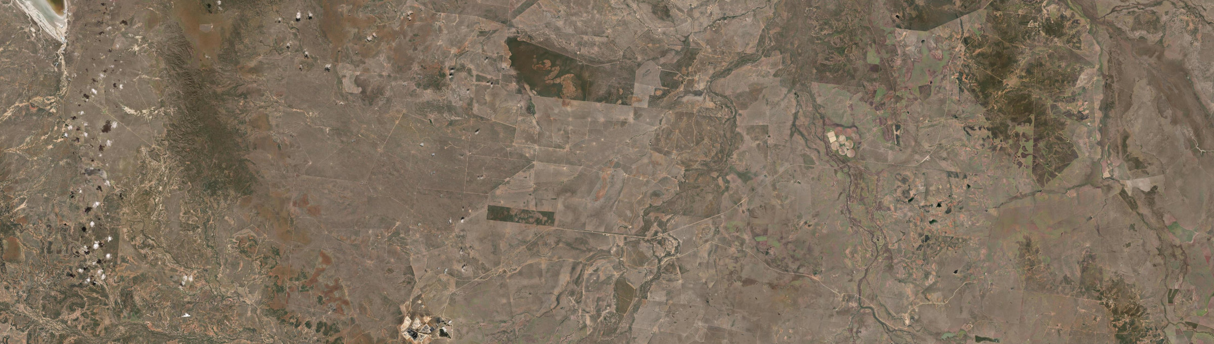 Aerial view of Belyando, QLD