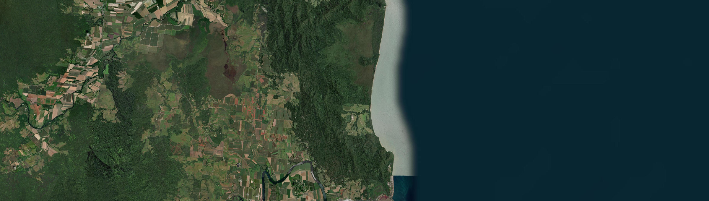 Aerial view of Wanjuru, QLD