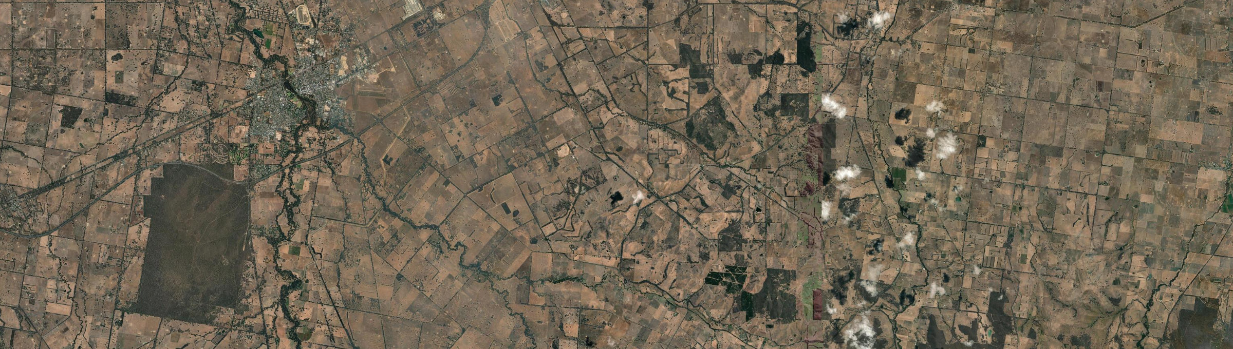 Aerial view of Lurg, VIC
