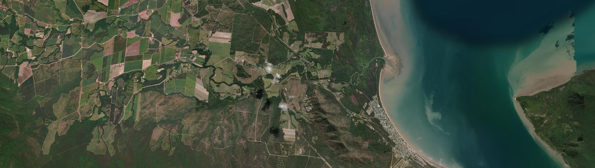 Aerial view of Ellerbeck, QLD