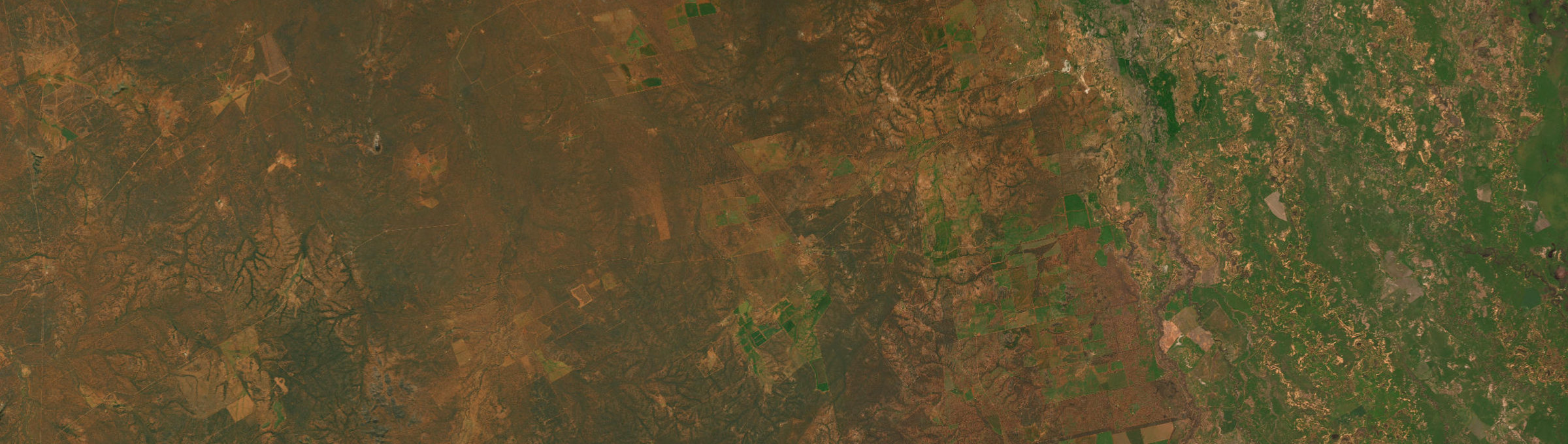 Aerial view of Coolabah, NSW