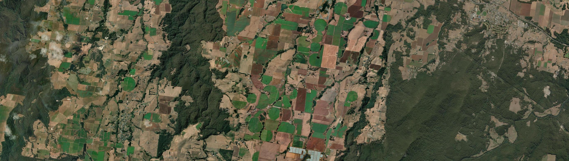 Aerial view of West Pine, TAS