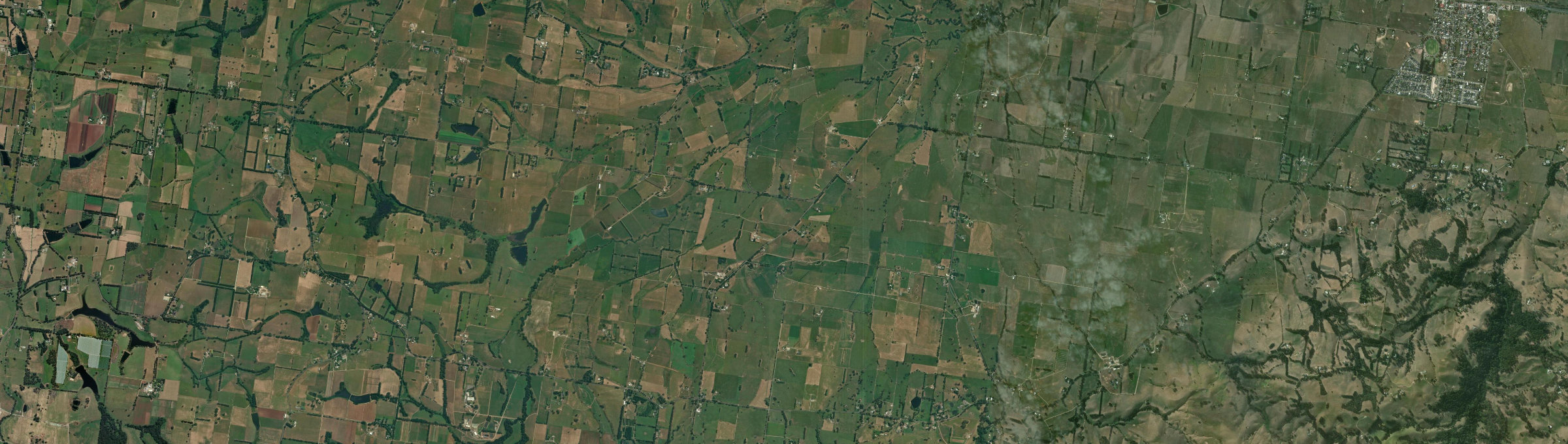 Aerial view of Gainsborough, VIC