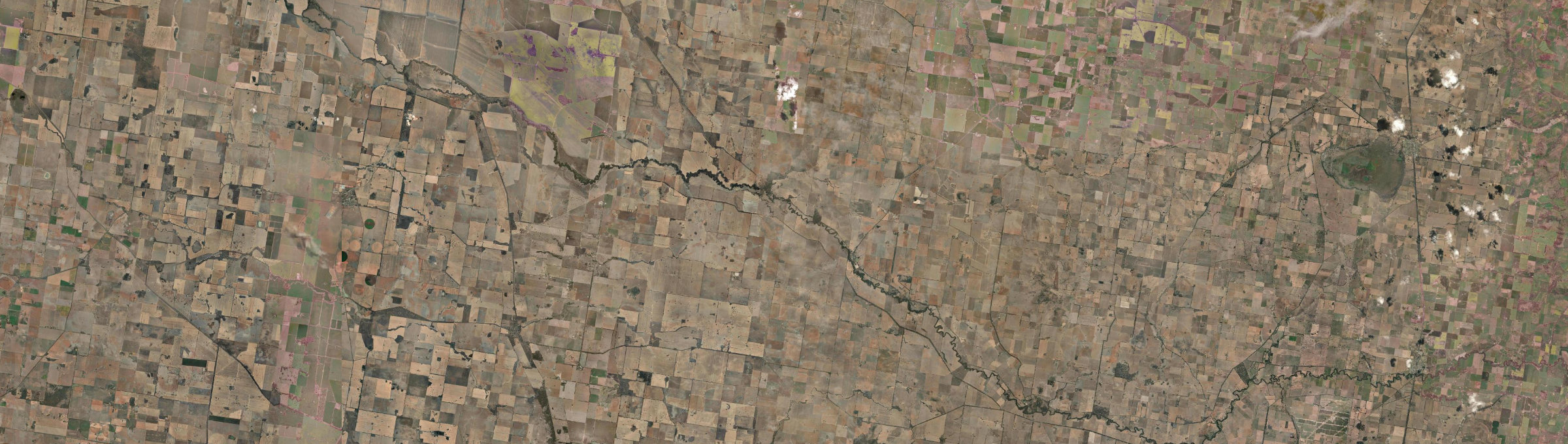 Aerial view of Rand, NSW
